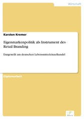 Eigenmarkenpolitik als Instrument des Retail Branding