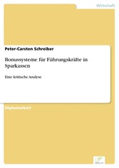 Bonussysteme für Führungskräfte in Sparkassen