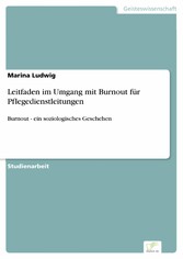 Leitfaden im Umgang mit Burnout für Pflegedienstleitungen