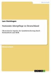 Stationäre Altenpflege in Deutschland