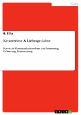 Ketzerreime & Liebesgedichte