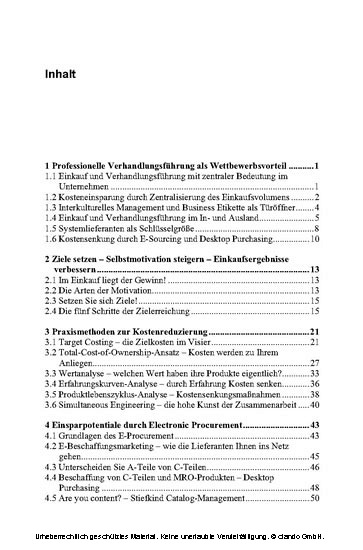 Erfolgreiche Verhandlungsführung in Einkauf und Logistik