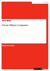 Private Military Companies