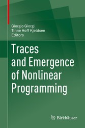 Traces and Emergence of Nonlinear Programming