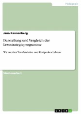 Darstellung und Vergleich der Lesestrategieprogramme