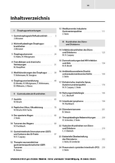 Therapie gastroenterologischer Krankheiten