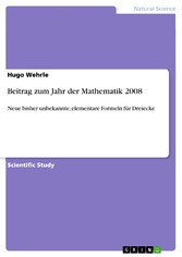 Beitrag zum Jahr der Mathematik 2008