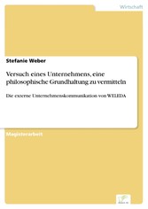 Versuch eines Unternehmens, eine philosophische Grundhaltung zu vermitteln