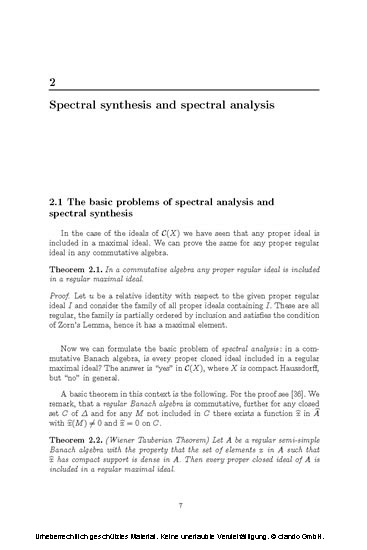 Discrete Spectral Synthesis and Its Applications