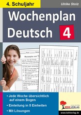 Wochenplan Deutsch / Klasse 4