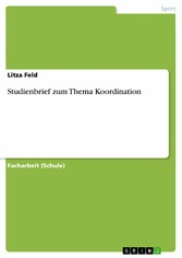 Studienbrief zum Thema Koordination