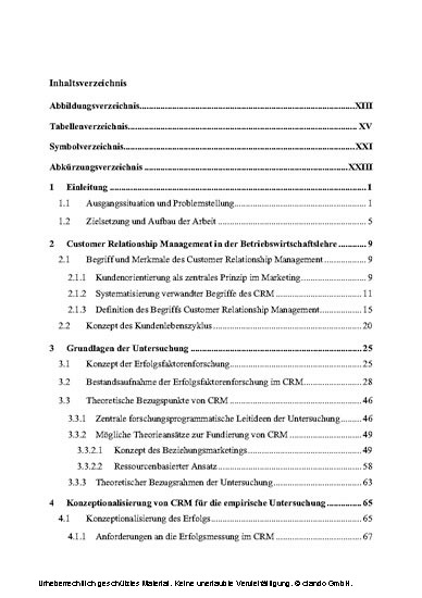 Erfolgsfaktoren von Customer-Relationship-Management-Implementierungen