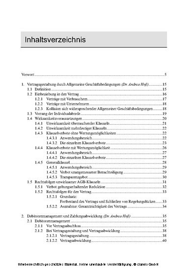 Praxishandbuch Forderungsmanagement