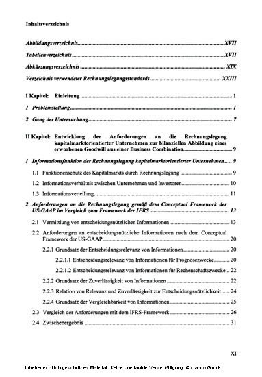 Goodwillbilanzierung und Informationsvermittlung nach internationalen Rechnungslegungsstandards