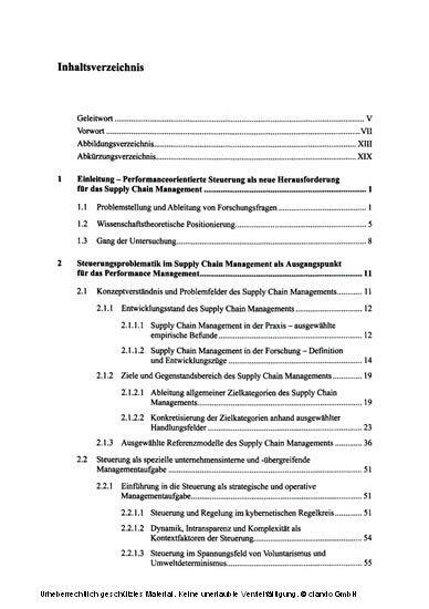 Supply Chain Performance Management