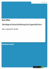 Musikgeschmacksbildung bei Jugendlichen