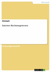 Internes Rechnungswesen