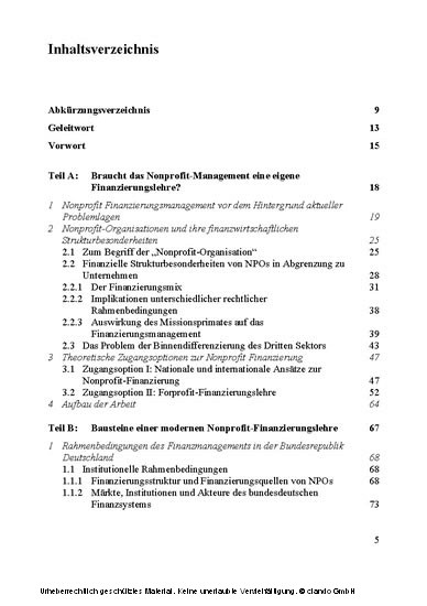 Finanzierungslehre für Nonprofit-Organisationen