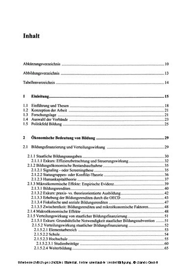 Gewerkschaften und Spitzenverbände der Wirtschaft als bildungspolitische Akteure