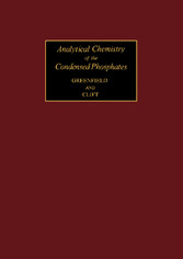 Analytical Chemistry of the Condensed Phosphates