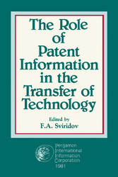 The Role of Patent Information in the Transfer of Technology