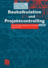 Baukalkulation und Projektcontrolling