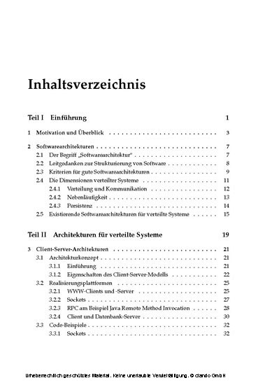 Systemarchitekturen für Verteilte Anwendungen