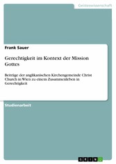 Gerechtigkeit im Kontext der Mission Gottes