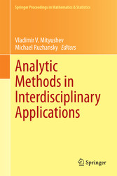 Analytic Methods in Interdisciplinary Applications