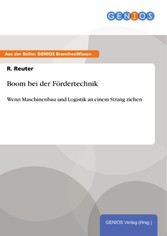 Boom bei der Fördertechnik