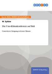 Die Uno-Klimakonferenz auf Bali