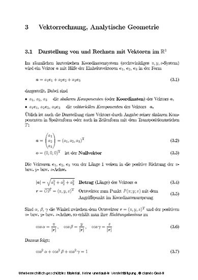 Aufgabensammlung der höheren Mathematik