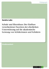 Schule und Elternhaus. Der Einfluss verschiedener Facetten der elterlichen Unterstützung auf die akademische Leistung von Schülerinnen und Schülern