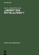 'Herbst des Mittelalters'?