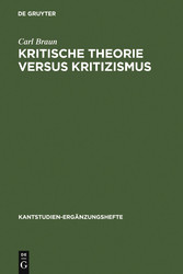 Kritische Theorie versus Kritizismus