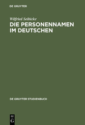 Die Personennamen im Deutschen