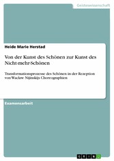 Von der Kunst des Schönen zur Kunst des Nicht-mehr-Schönen