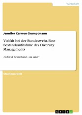 Vielfalt bei der Bundeswehr. Eine Bestandsaufnahme des Diversity Managements