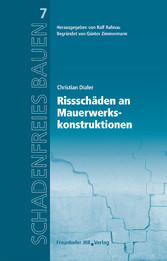 Rissschäden an Mauerwerkskonstruktionen.