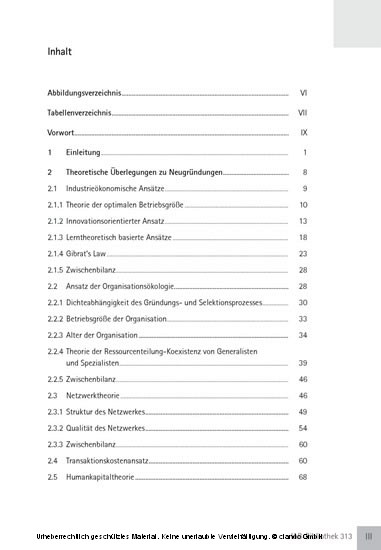 Erfolgschancen neu gegründeter Betriebe