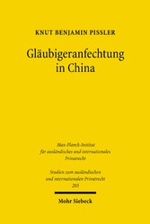 Gläubigeranfechtung in China