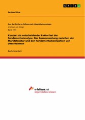 Kontext als entscheidender Faktor bei der Fundamentalanalyse. Der Zusammenhang zwischen der Marktstruktur und den Fundamentalkennzahlen von Unternehmen