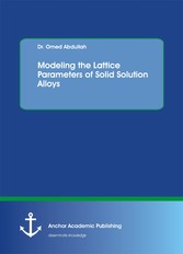 Modeling the Lattice Parameters of Solid Solution Alloys