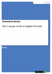 The Concept of Life in English Proverbs