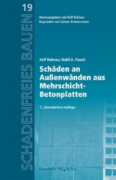 Schäden an Außenwänden aus Mehrschicht-Betonplatten