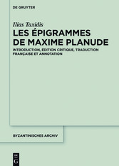 Les Épigrammes de Maxime Planude