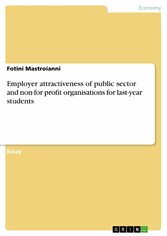 Employer attractiveness of public sector and non-for profit organisations for last-year students