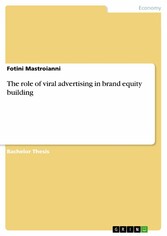 The role of viral advertising in brand equity building