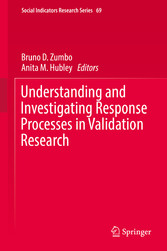 Understanding and Investigating Response Processes in Validation Research