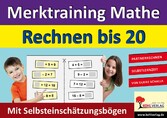 Merktraining Mathe - Rechnen bis 20